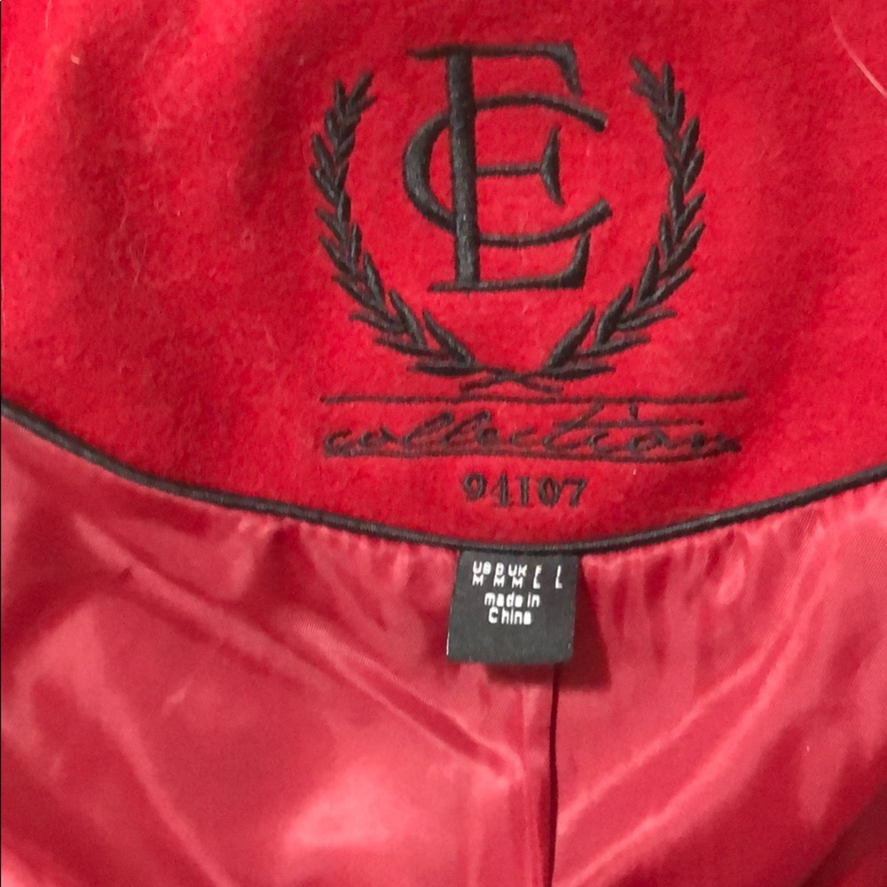 Red Wool Coat ❤️ - Picture 4 of 7